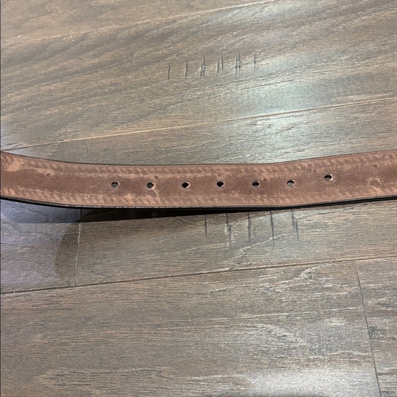 Montauk Genuine Leather Tooled Western Rodeo,filigree buckle,single stitch edge - Picture 8 of 10
